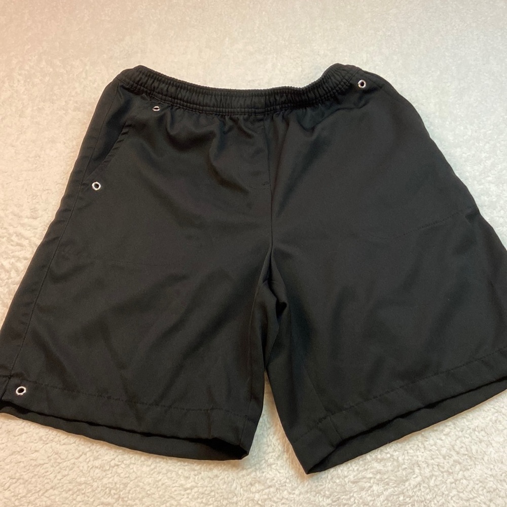 Alfred Dunner Black Elastic Waistband Polyester Walking/Dressy Casual Shorts 8P